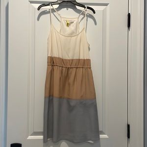 Madewell dress. (Broadway and Broom) Size 4. Cream and grey.
